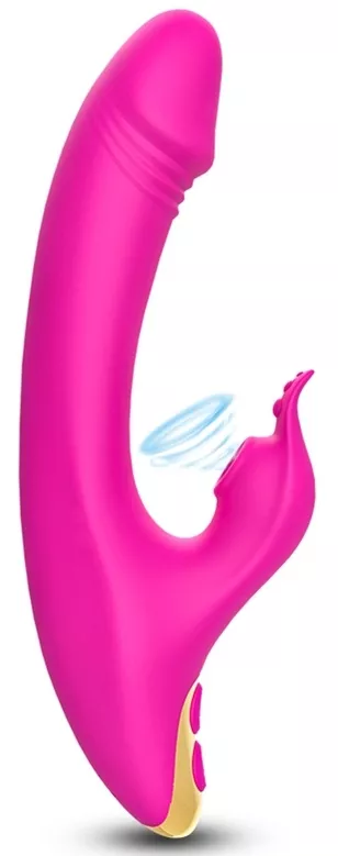 Vibrator Rabbit mit Ansaugung Amant Vibe 22 cm Rosa