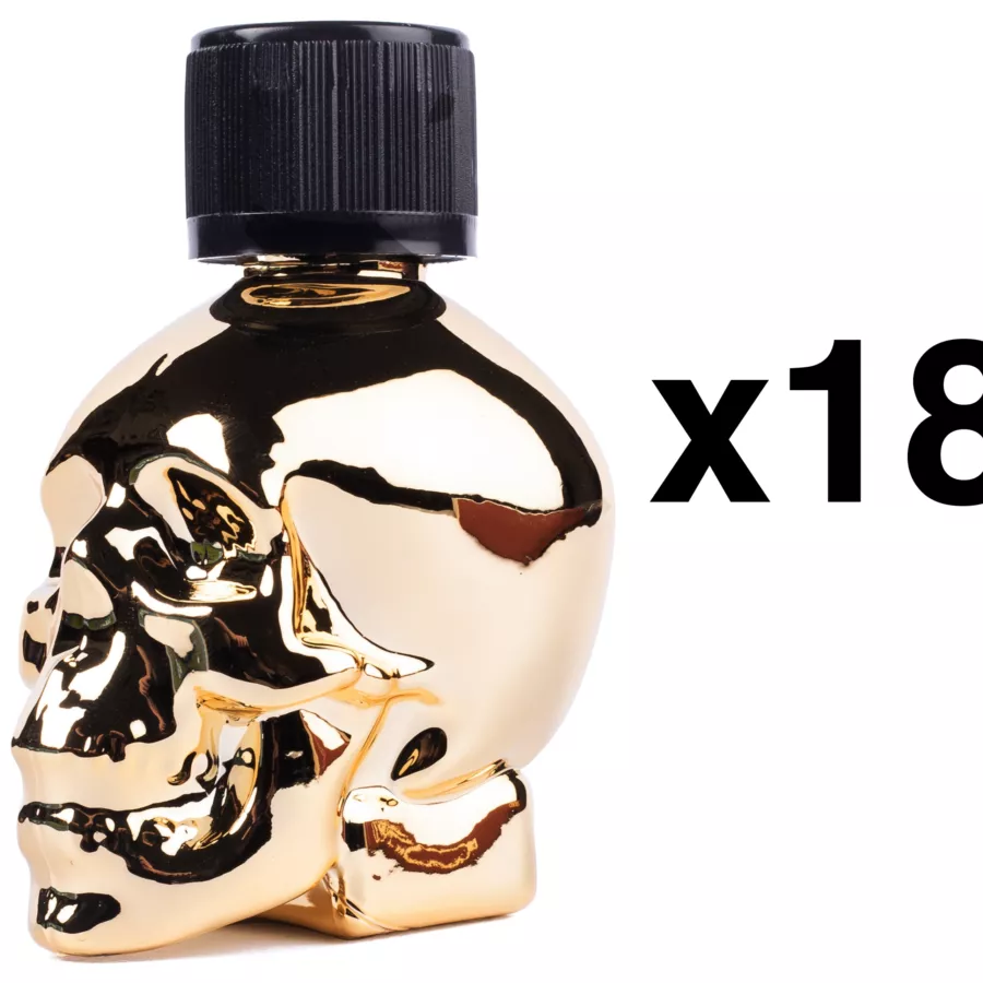 GOLD SKULL 25mL x18