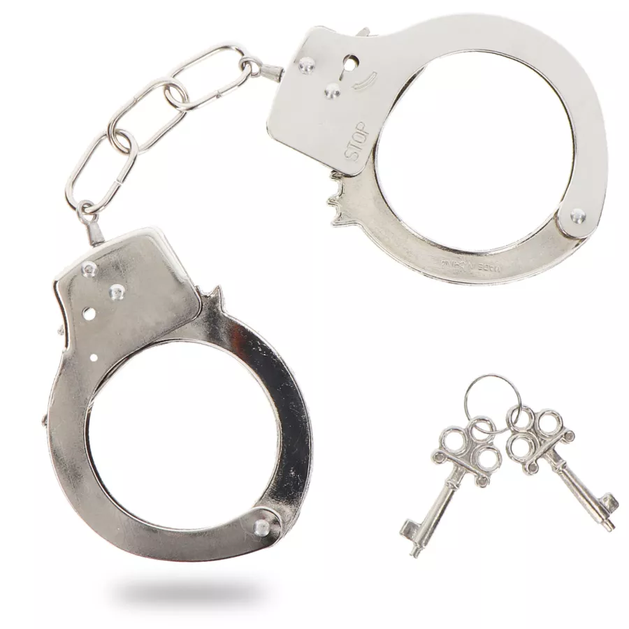 Handschellen aus Metall Fun Cuffs Versilbert