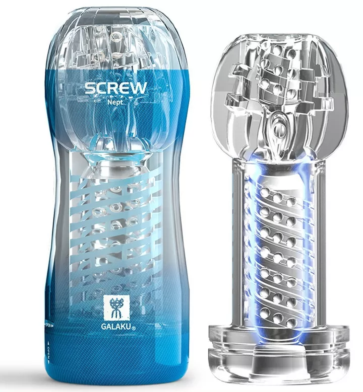 Masturbator Screw III Galaku Blue