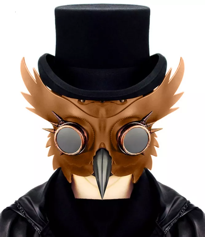 Steampunk-Maske Eule