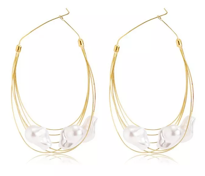 Ohrringe Gold Ear 10cm