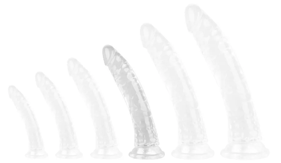 Dildo transparent No Ball XL 22 x 4,5cm
