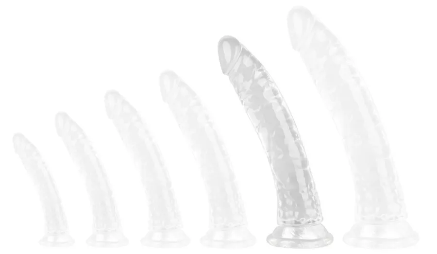 Dildo transparent No Ball XXL 26 x 5cm