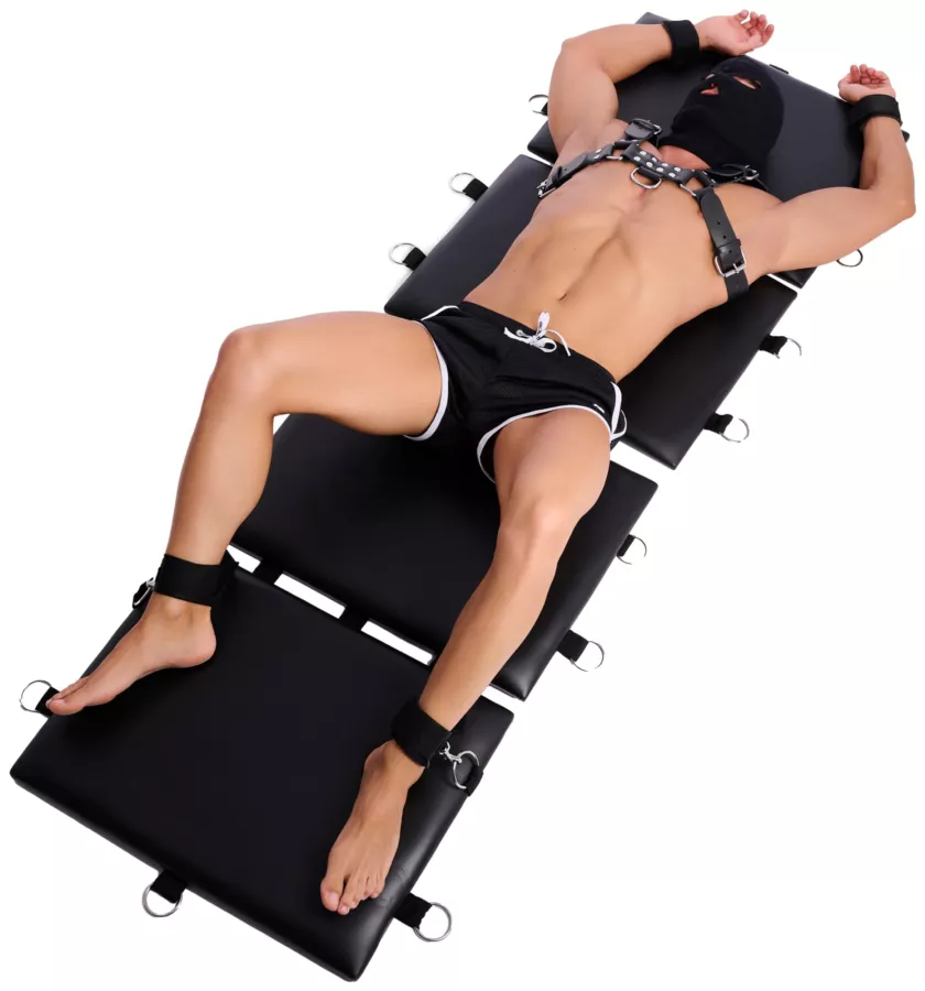 Tragbare BDSM-Matte 4 Klappen 12 Zubehörteile