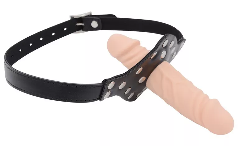 Ballknebel Penis Double Cock S 10 x 3.3cm