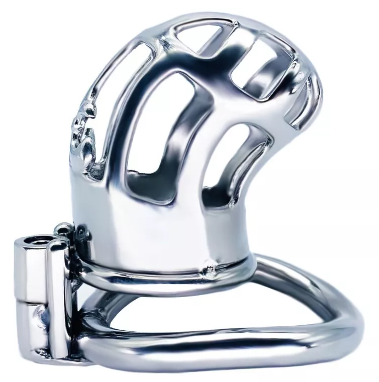 Keuschheitskäfig aus Metall Royal Steel 7 x 3cm