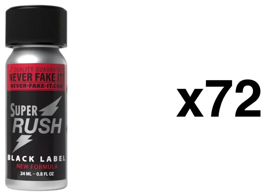 SUPER RUSH BLACK LABEL 24ml x72