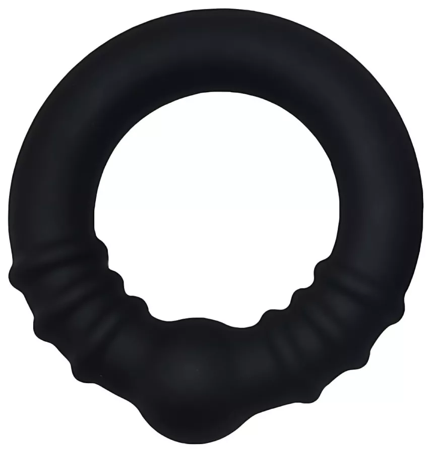 Cockring with Steel Core Ball M 35 mm Black