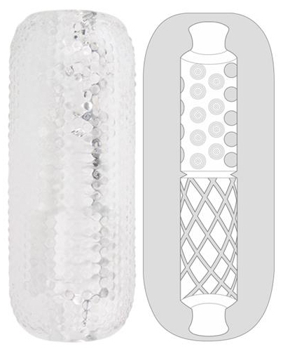 Gaine de masturbation Palm Stroker N3 - 12.5cm transparente