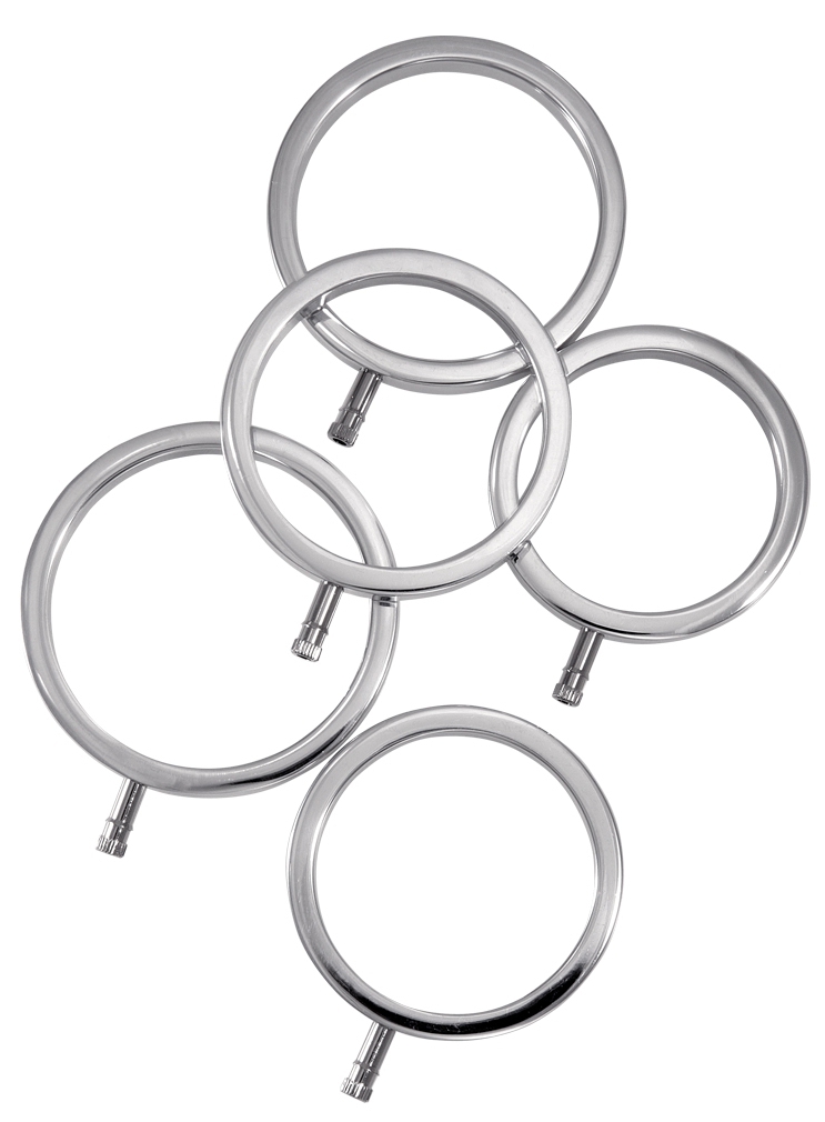 Lot de 5 Cockrings Électro ElectraRings Electrastim