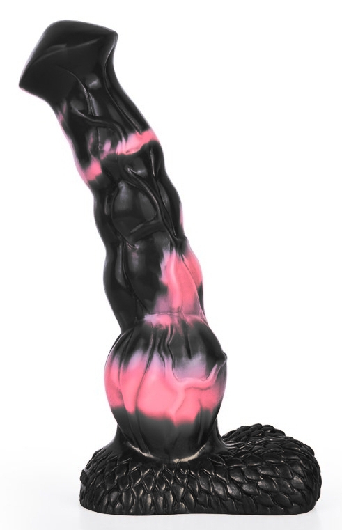Gode Animal Arhulf 21 x 6cm Noir-Rose