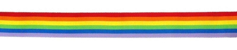 Bande en tissu Rainbow 180 x 10cm