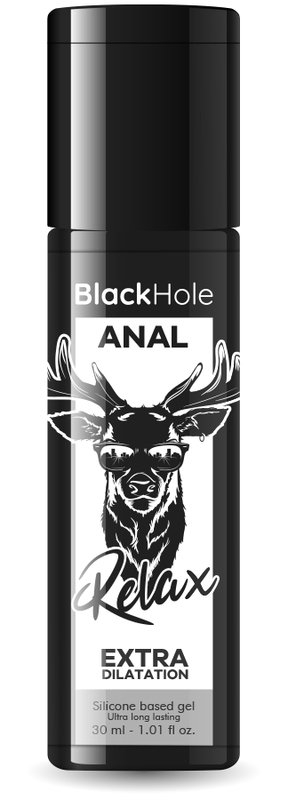 Lubrifiant Silicone Relax Black Hole Bouteille 30ml