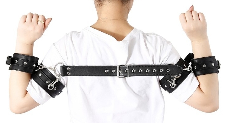 Attaches Bras-Poignets BACK BICEPS Noires