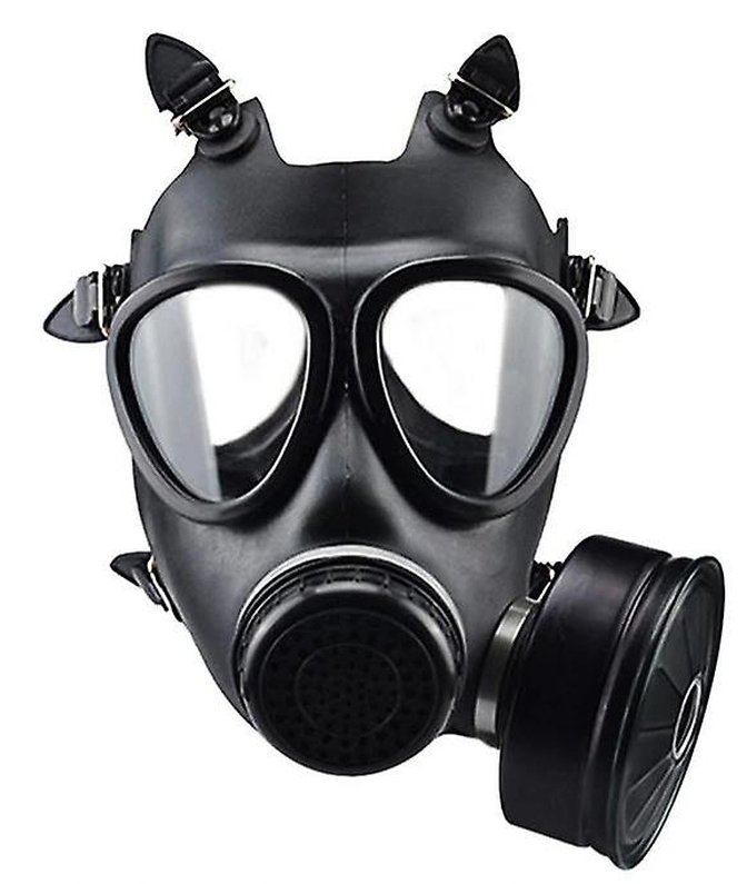 Masque à gaz BDSM KOMPLET BREATH Noir