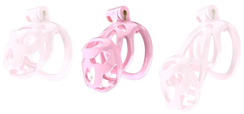 Cage de chasteté Bouh M 8 x 3.5 cm Rose