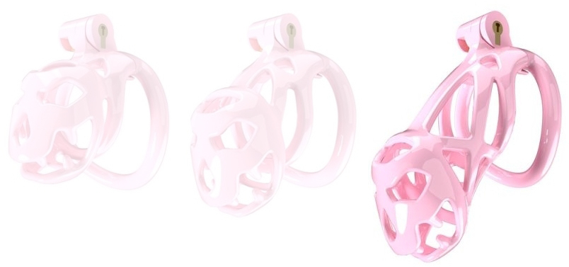 Cage de chasteté Bouh L 10 x 3.5 cm Rose