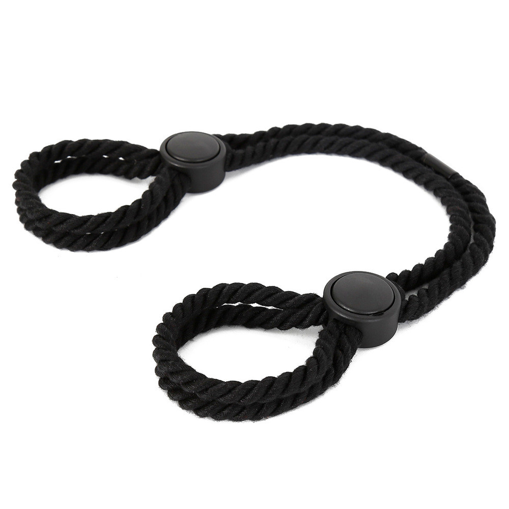 Menottes Doubles en Corde Dualpurpose Noires
