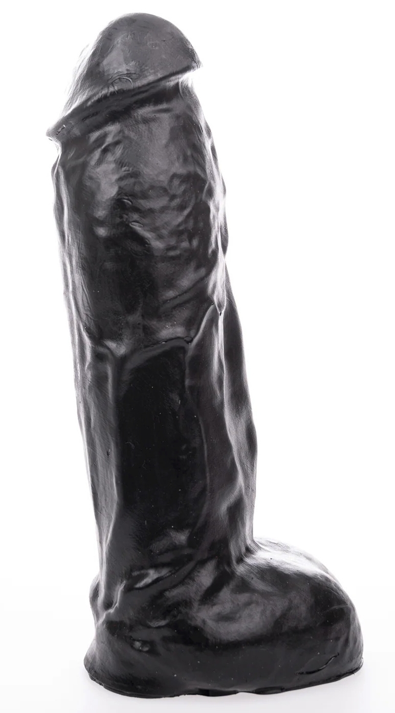 Gode Zac M 19 x 6.5 cm Noir