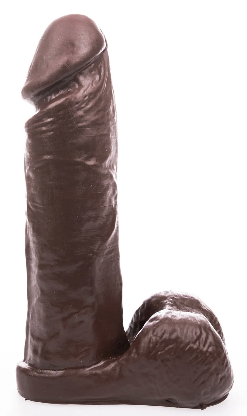 Gode Lil M Hung System 20 x 5.5 cm Marron