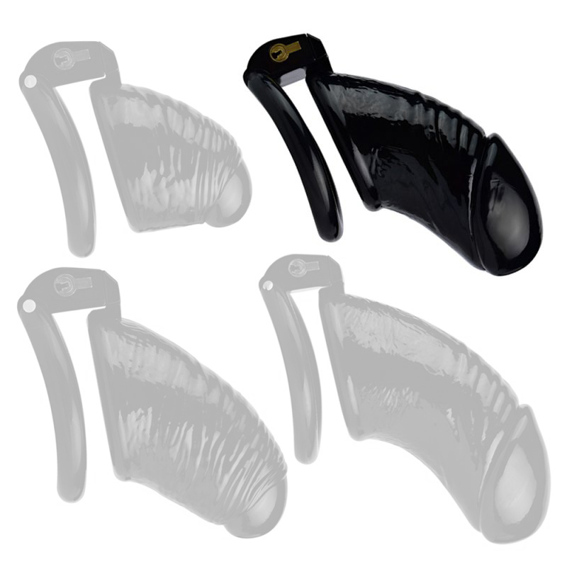 Cage de chasteté Worle L 11 x 3.7 cm Noire