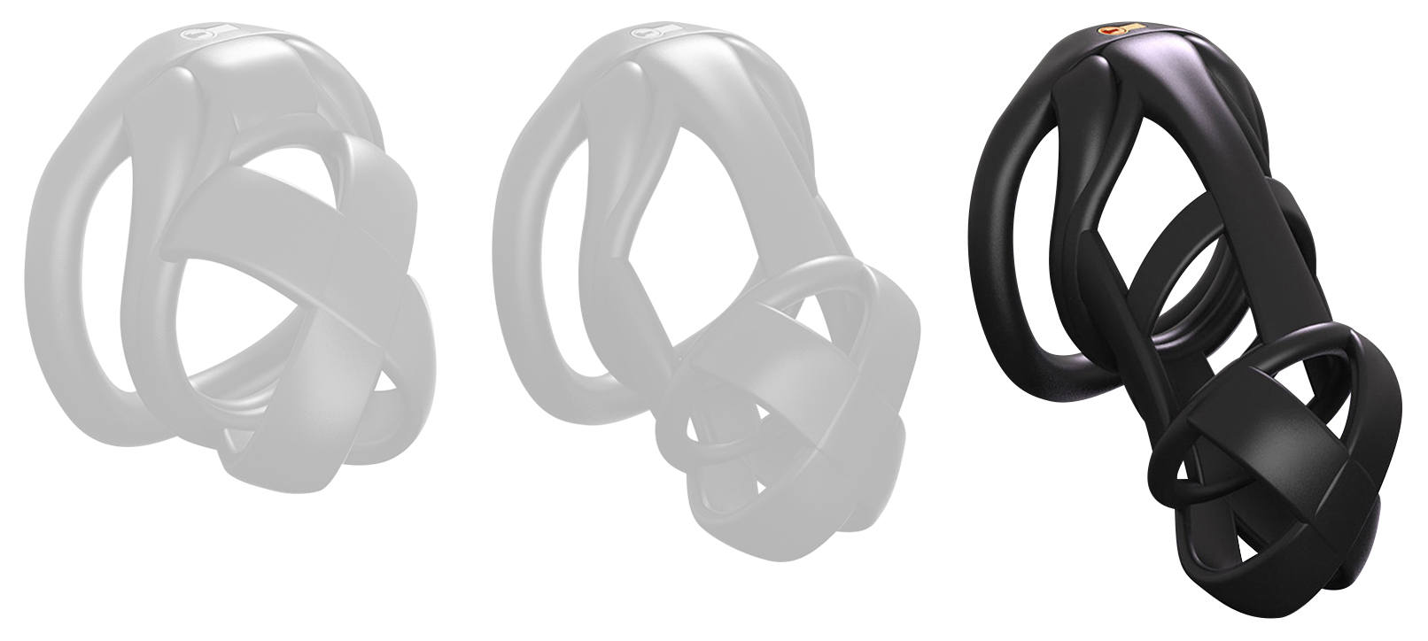 Cage Bonex Noire L 9.5 x 3.3cm