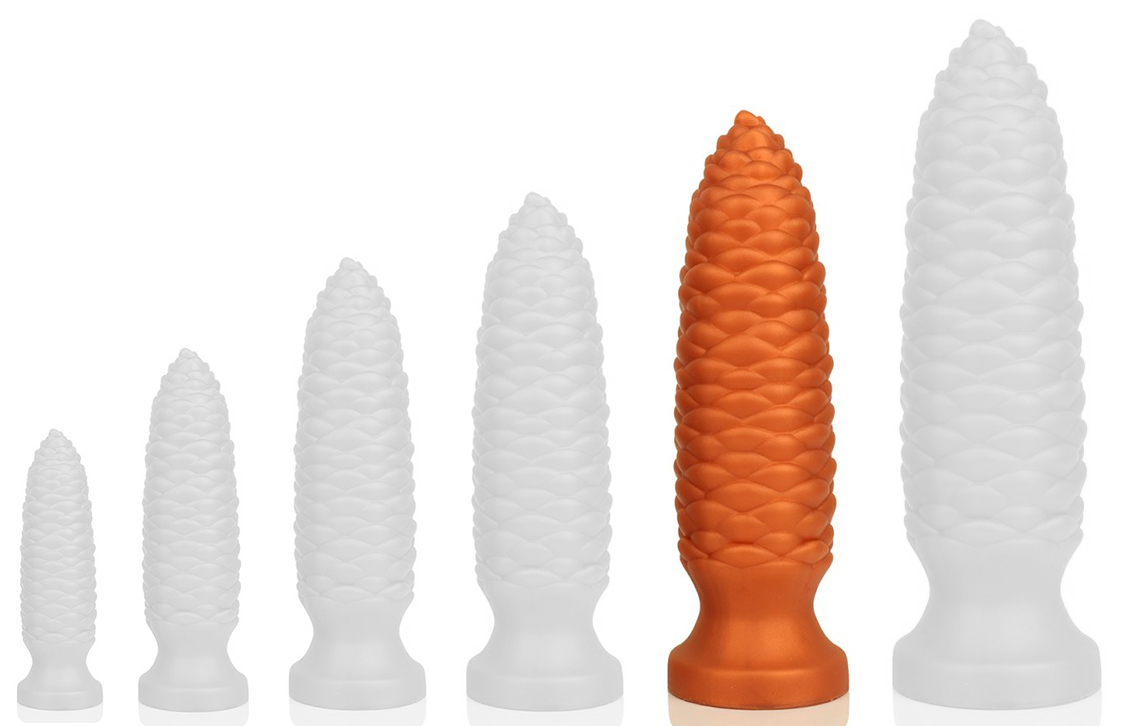 Plug Long Pine XL 25 x 7 cm Orange
