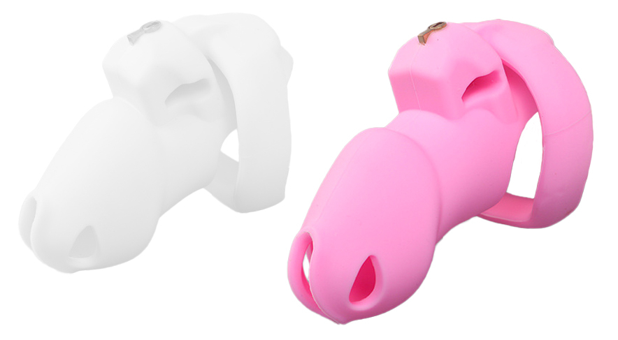 Cage de Chasteté Flexty M 10.5 x 3.5cm Rose