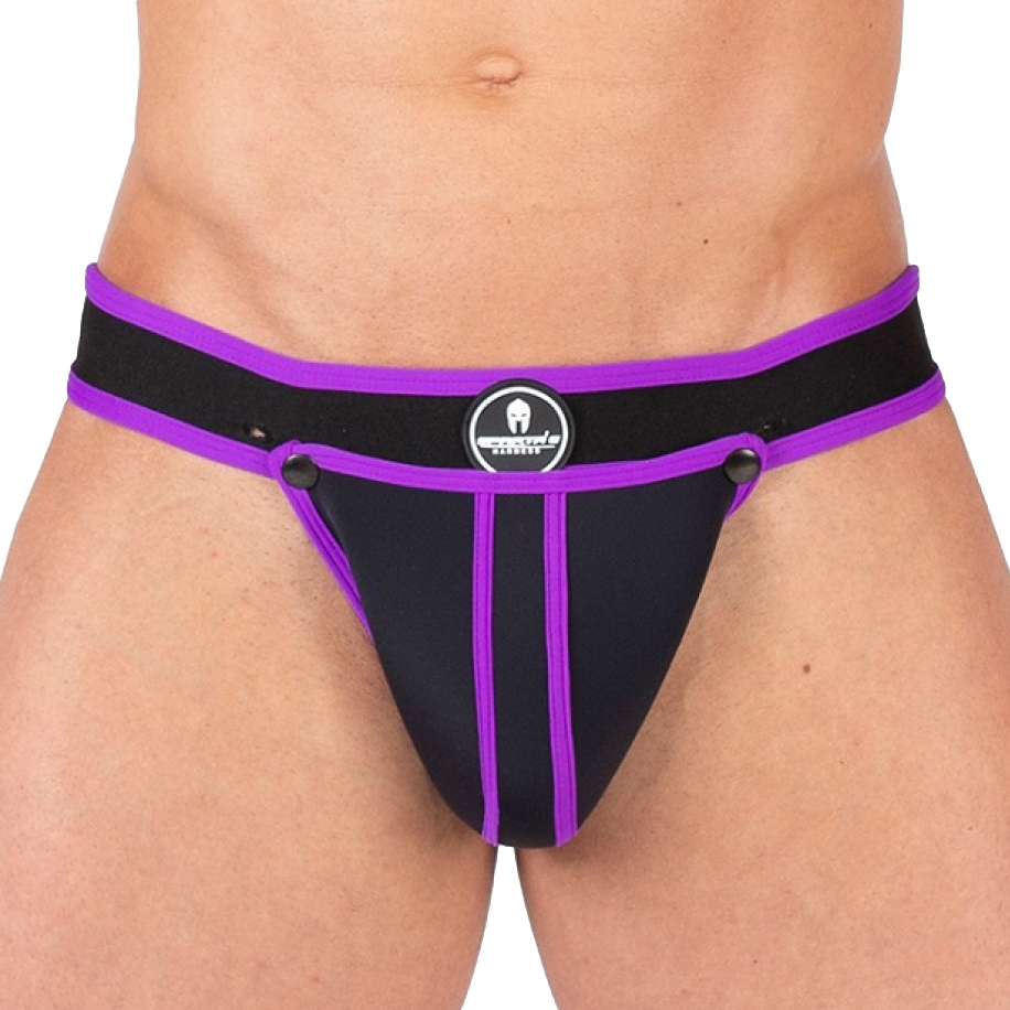 Jockstrap Shell Noir-Violet