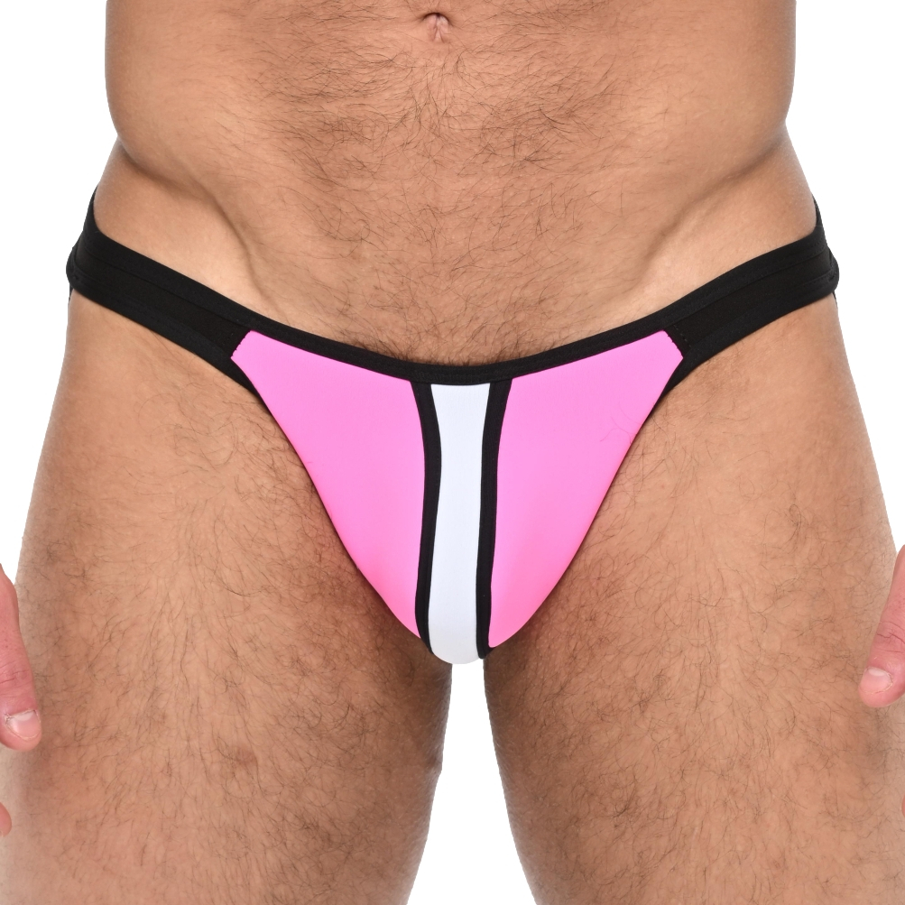 Jockstrap Troy Rose-Noir