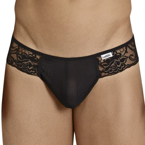 String Dentelle Teolt Noir