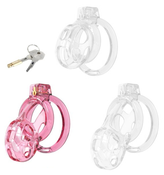 Cage de Chasteté Lock Cobra M 7 x 3.8cm Rose