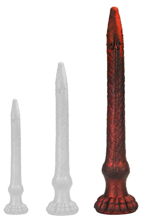 Gode Heelix L 52 x 7.5 cm Rouge