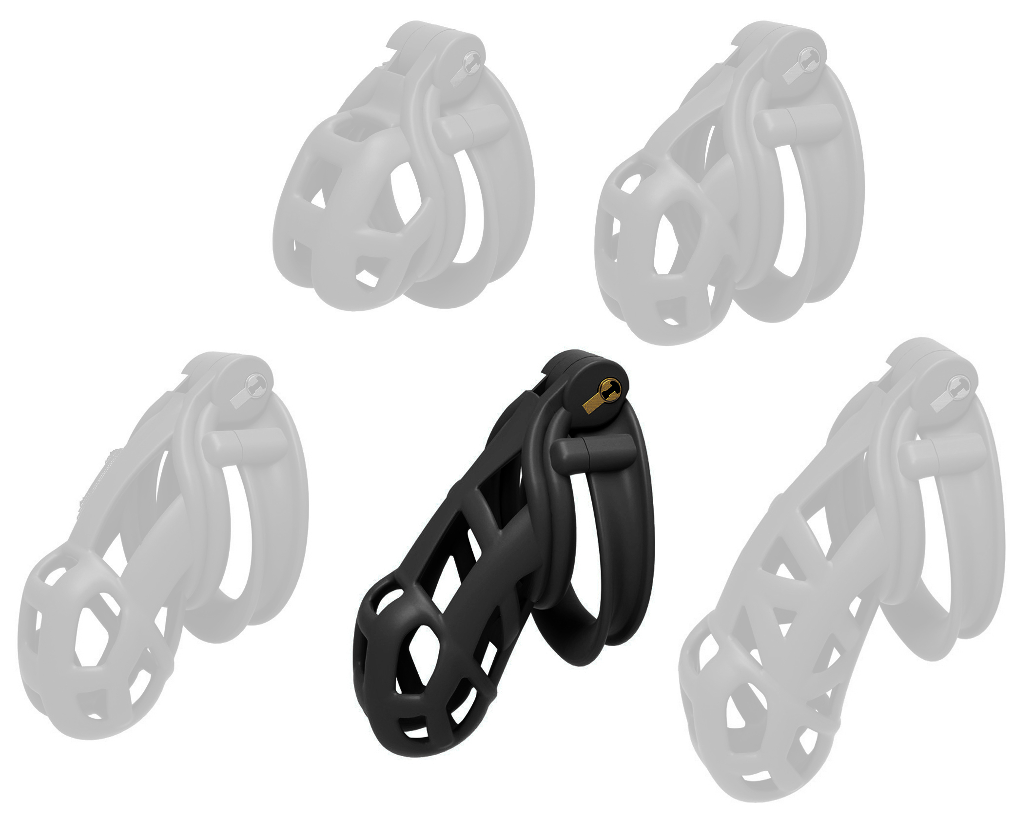 Cage Contrik Noire XL 10.5 x 3.6cm