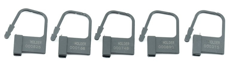 Lot de 5 CADENAS LOCK Numérotés Noir