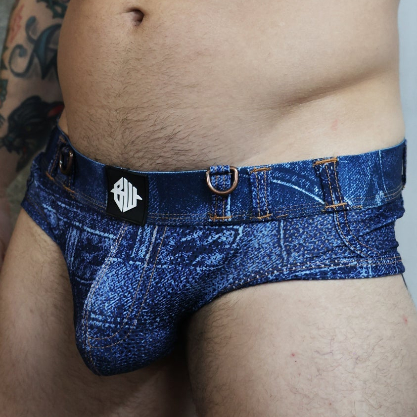 Slip Jock Stonewall Wash Denim foncé