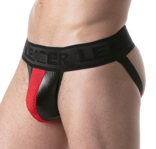 Jockstrap Brut Noir-Rouge