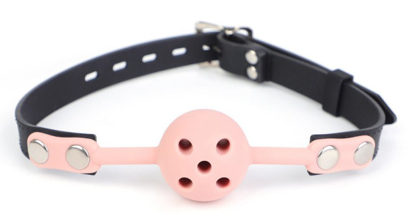 Bâillon Boule Percée Breathfive 40mm Rose