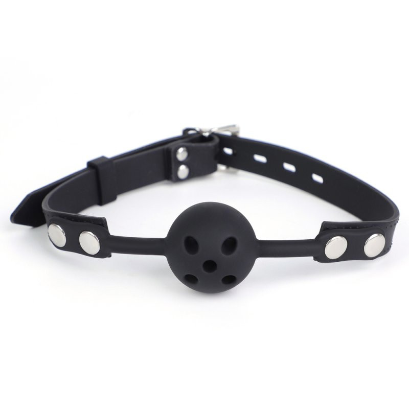 Bâillon Boule Percée BREATHFIVE 40mm Noir