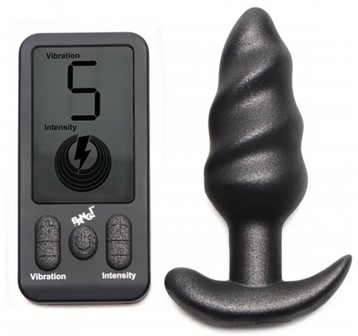 Plug vibrant Swirl Butt 9.5 x 3.6cm