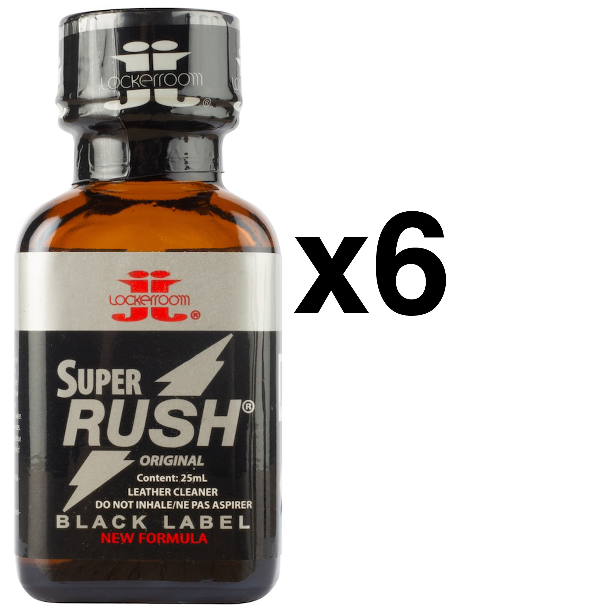 Super Rush Black Label Retro 25ml x6