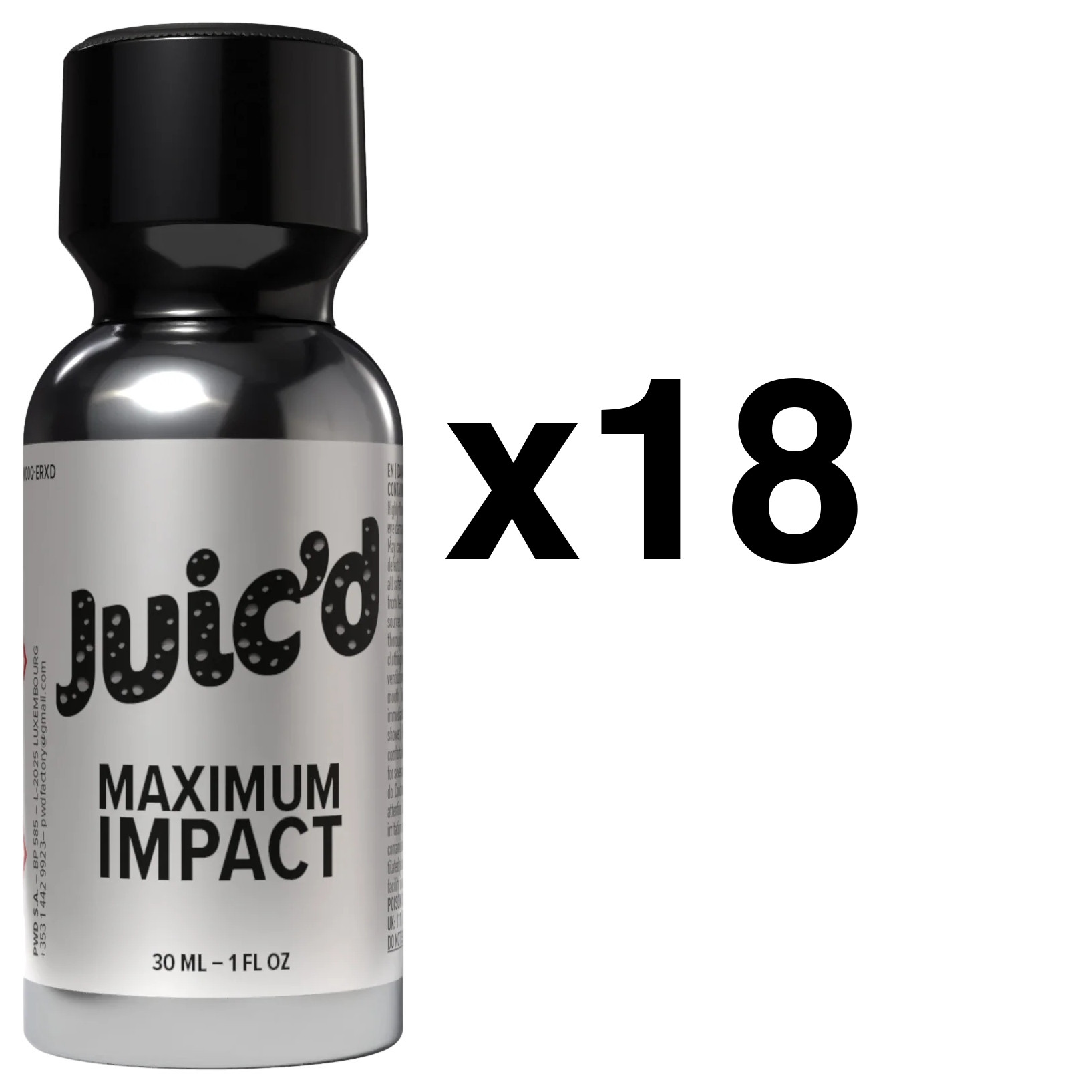 Juic'd Maximum Impact 30ml x18