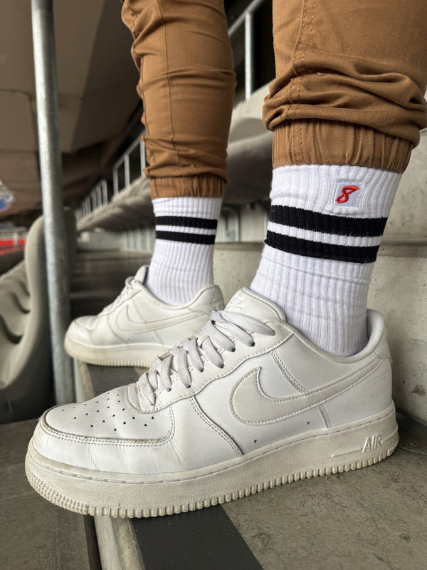 Chaussettes blanches Retro Sk8erboy