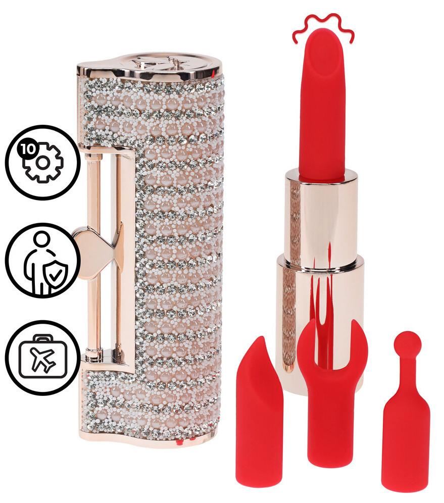 Mini Vibro 4 embouts Angel Rose