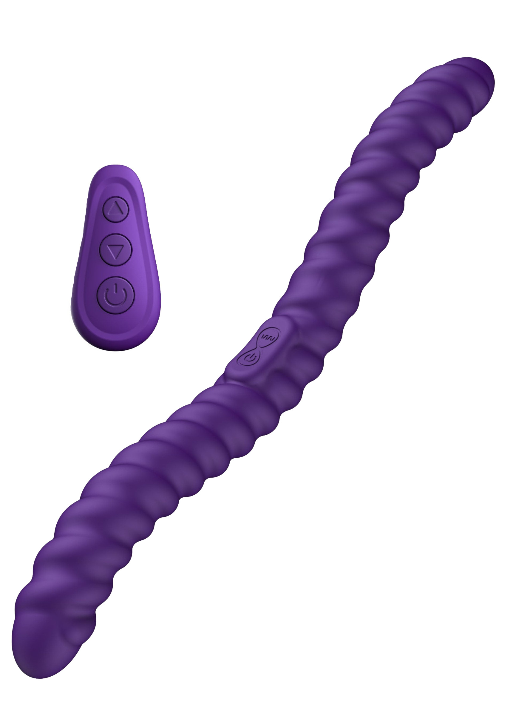 Double gode vibrant Wormsnake 16 x 3cm
