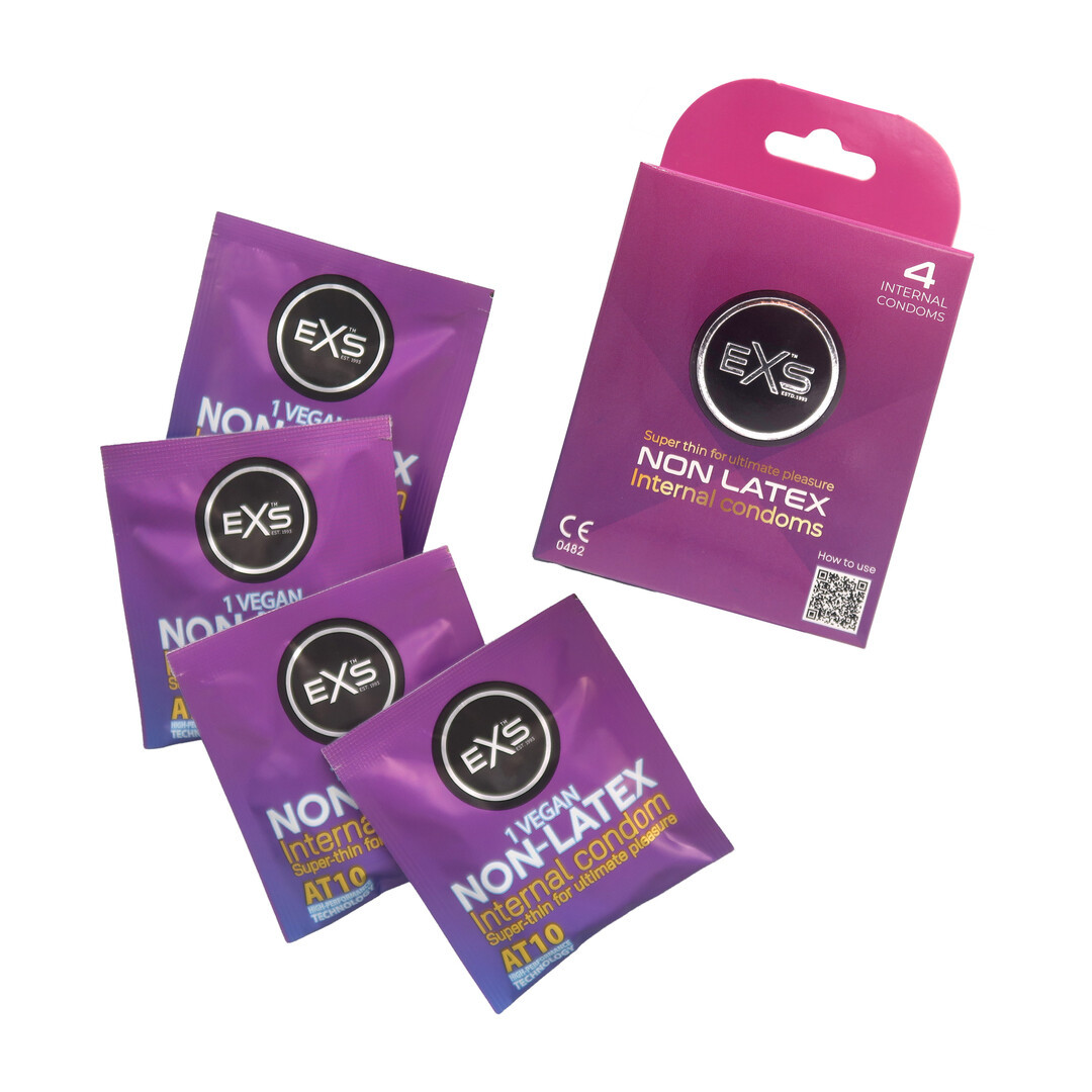Préservatifs internes Non latex x4