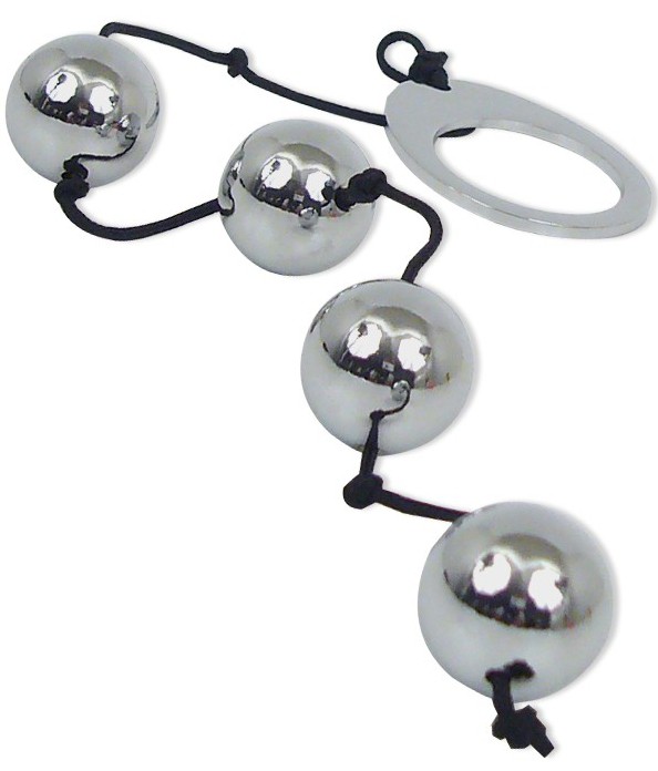 Anal Beads Heavy metal 30 x 2 cm