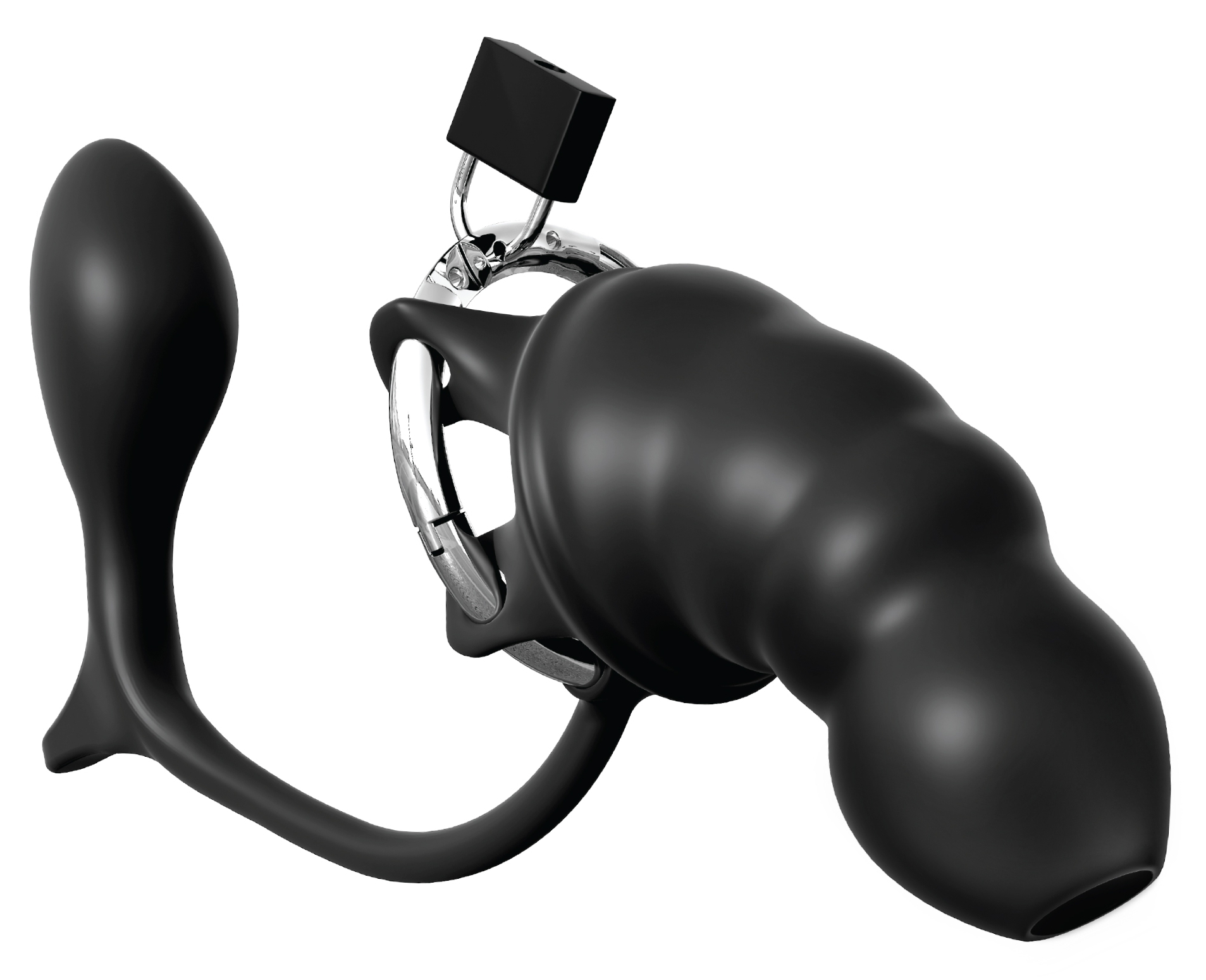 Cage de chasteté Plug Cock Blocker 12.5 x 4.5 cm