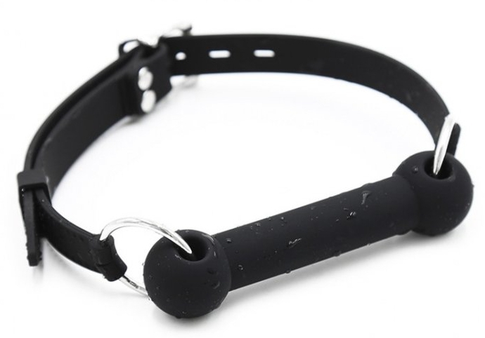 Bâillon Os Silicone Skullball 12cm